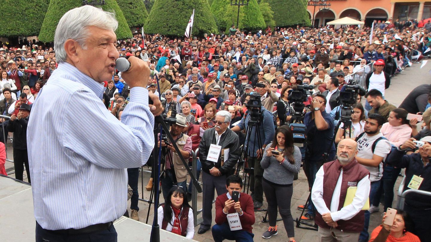 Andres Manuel López Obrador en México. (EFE)