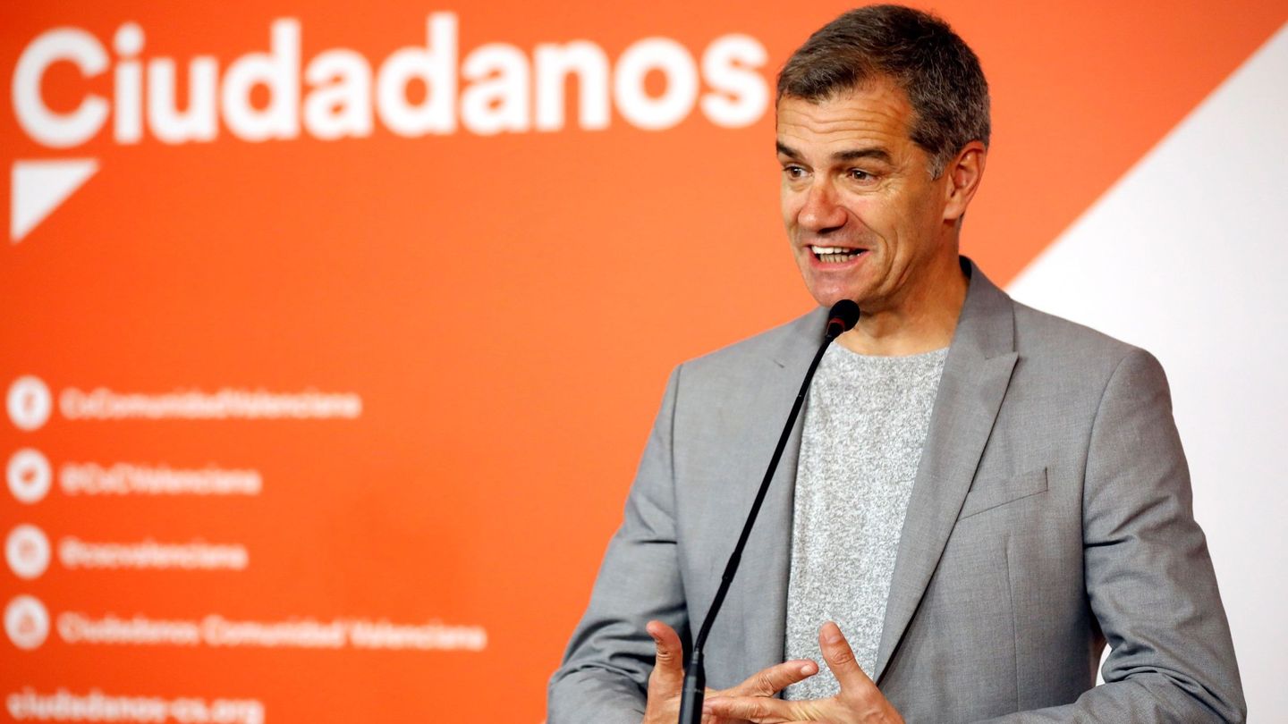 Toni Cantó, como portavoz de Ciudadanos en las Cortes Valencianas. (EFE)