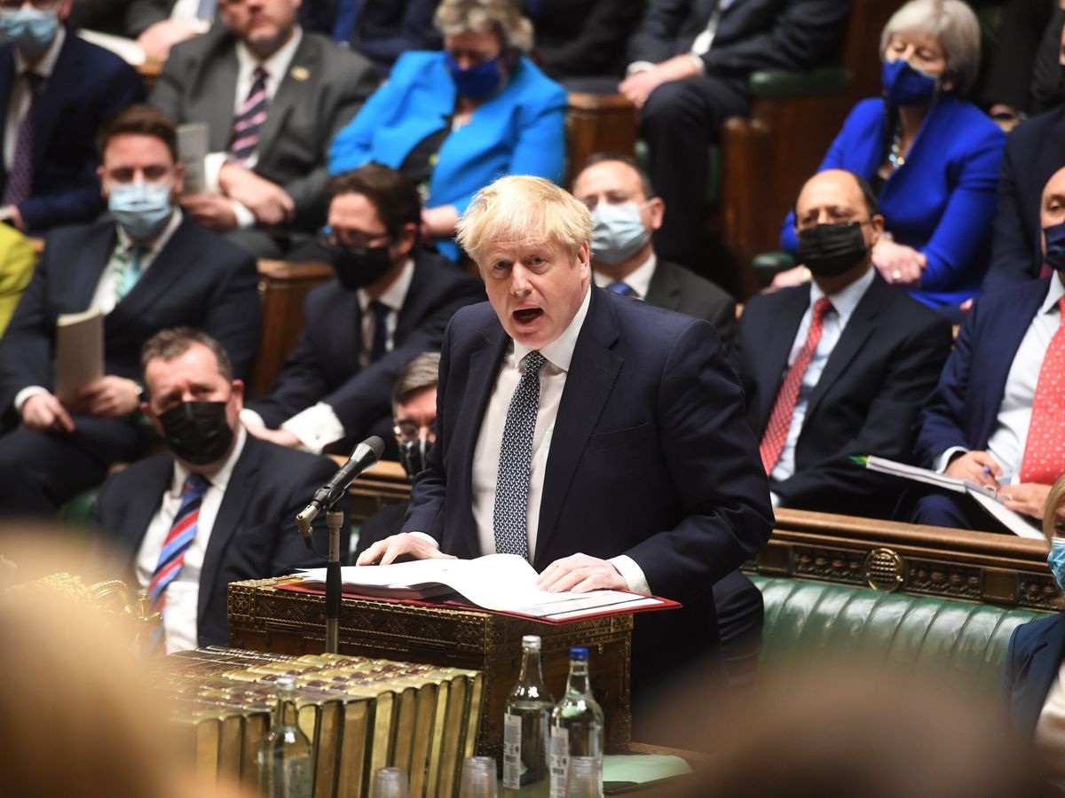 Foto: Boris Johnson en el Parlamento británico. (EFE/Jessica Taylor)