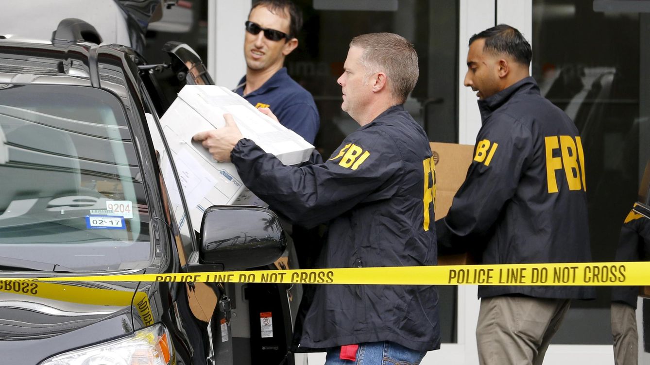Foto: El FBI registra la filial de Imagina en Miami (Reuters).