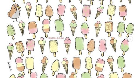 Acertijo visual: ponte a prueba y descubre el helado que no se repite y es diferente al resto