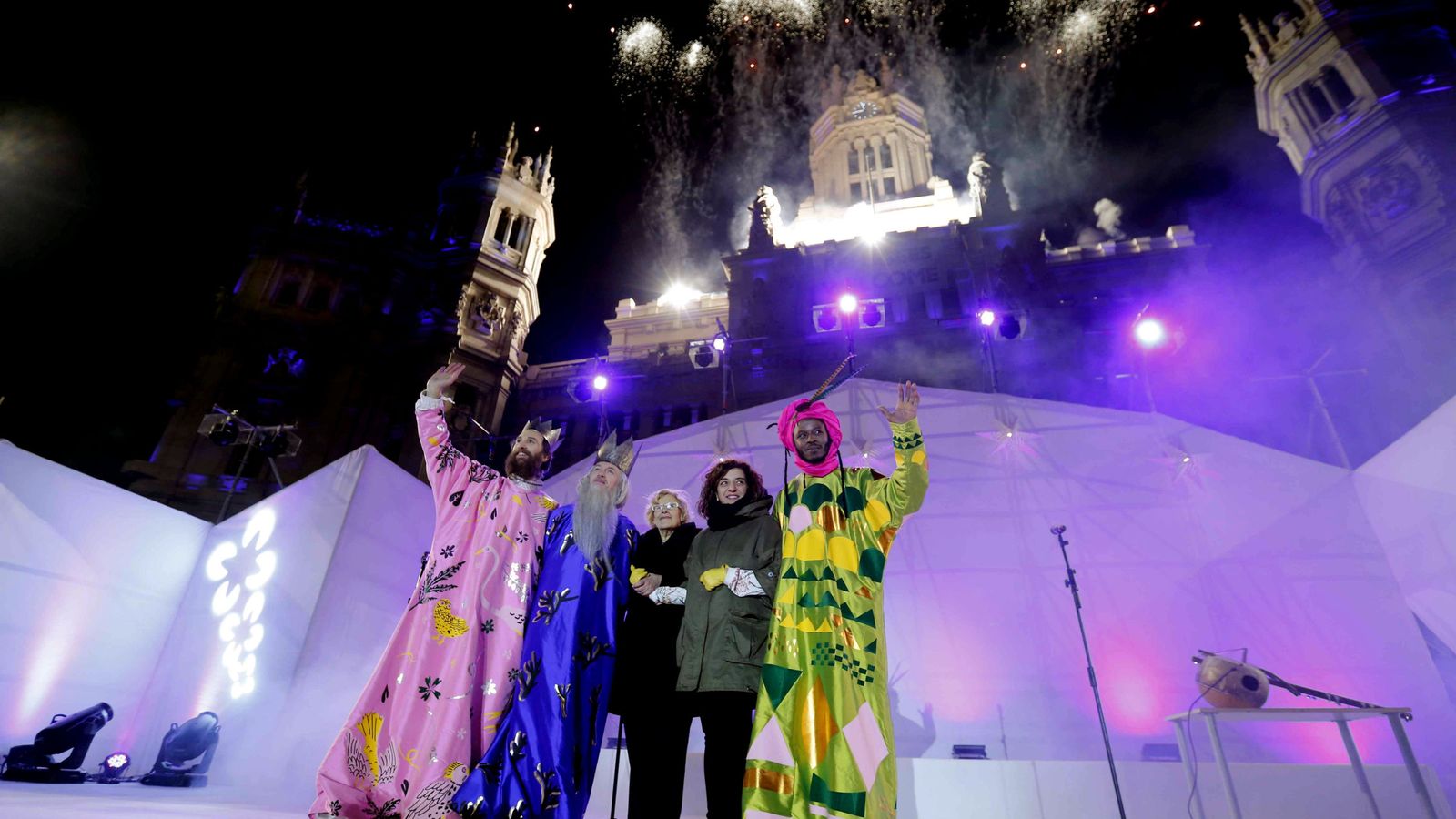 Foto: Imagen de la polémica cabalgata de Reyes de Madrid del año pasado (Efe)