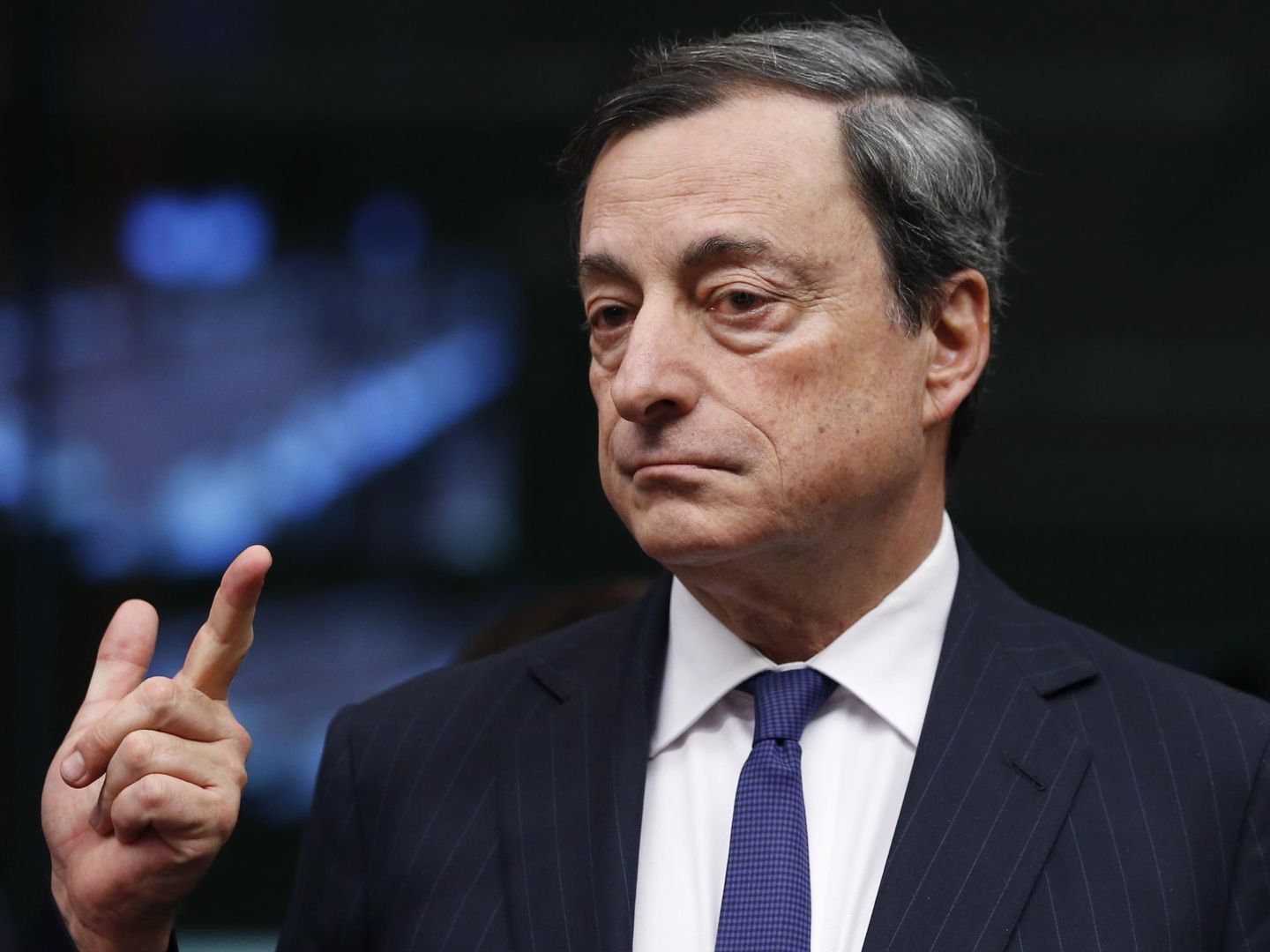 El presidente del BCE, Mario Draghi, en Bruselas | Foto: Reuters