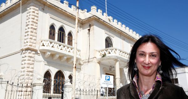 Foto: La periodista Daphne Caruana Galizia, asesinada en Malta este mes de octubre, en Valletta. (Reuters)