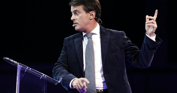 Foto: Manuel Valls en la presentación de su campaña. (EFE)