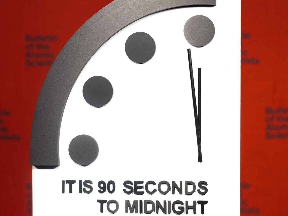 Ciencias Sociales prioridad patinar Por qué se sitúa el 'Reloj del juicio final' a solo 90 segundos del  Apocalipsis?
