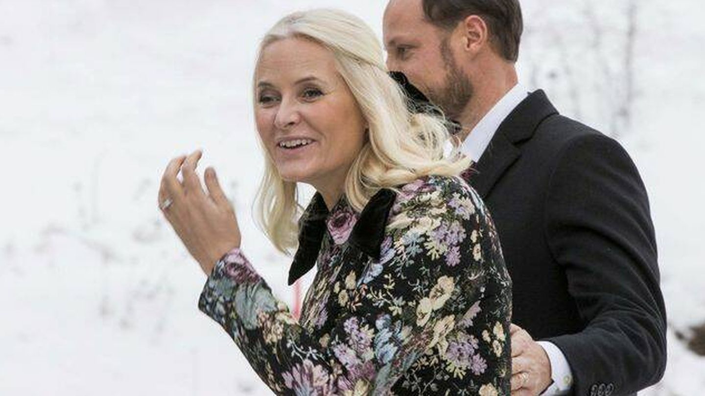  Haakon y Mette-Marit, en 2019. (Reuters)