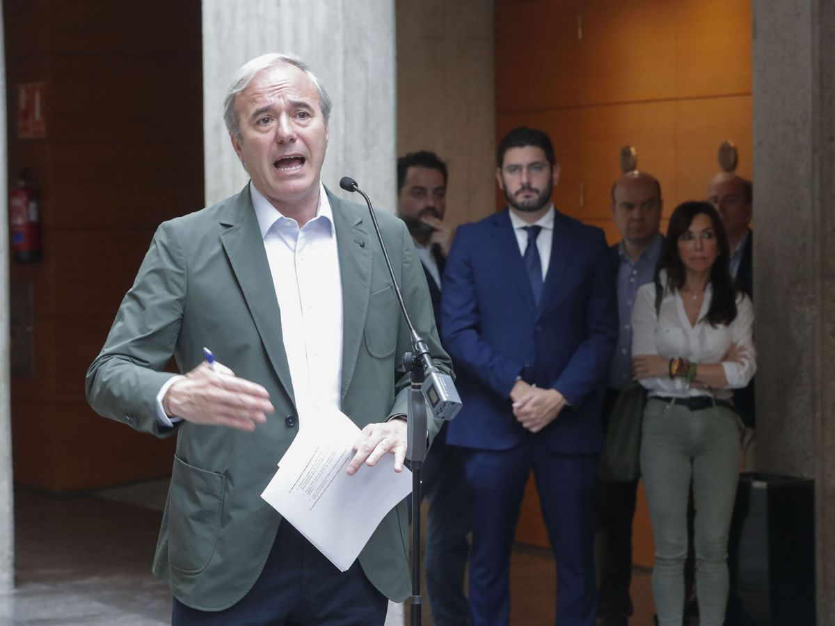 Foto: El candidato del PP a la Presidencia de Aragón Jorge Azcón. (EFE/Javier Cebollada)