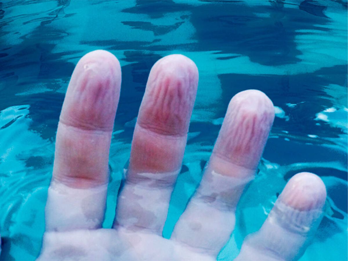 Foto: Este es el motivo por el que se arrugan los dedos debajo del agua (iStock)