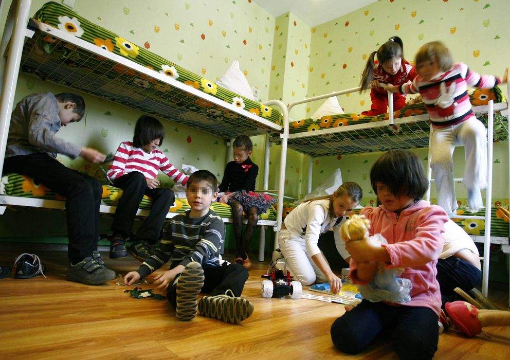 Foto: Niños de un orfanato de la ciudad rusa de Rostov-on-Don. (Reuters)