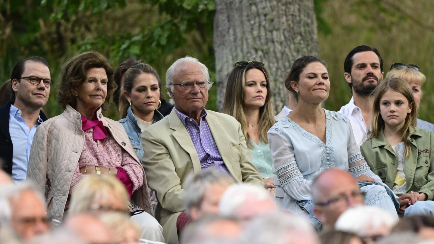 La familia real sueca, de concierto en Solliden. (Cordon Press/Jonas Ekströmer)