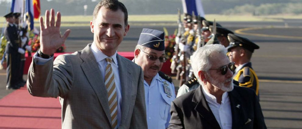 Foto: El Príncipe Felipe llega a Nicaragua en medio de la polémica