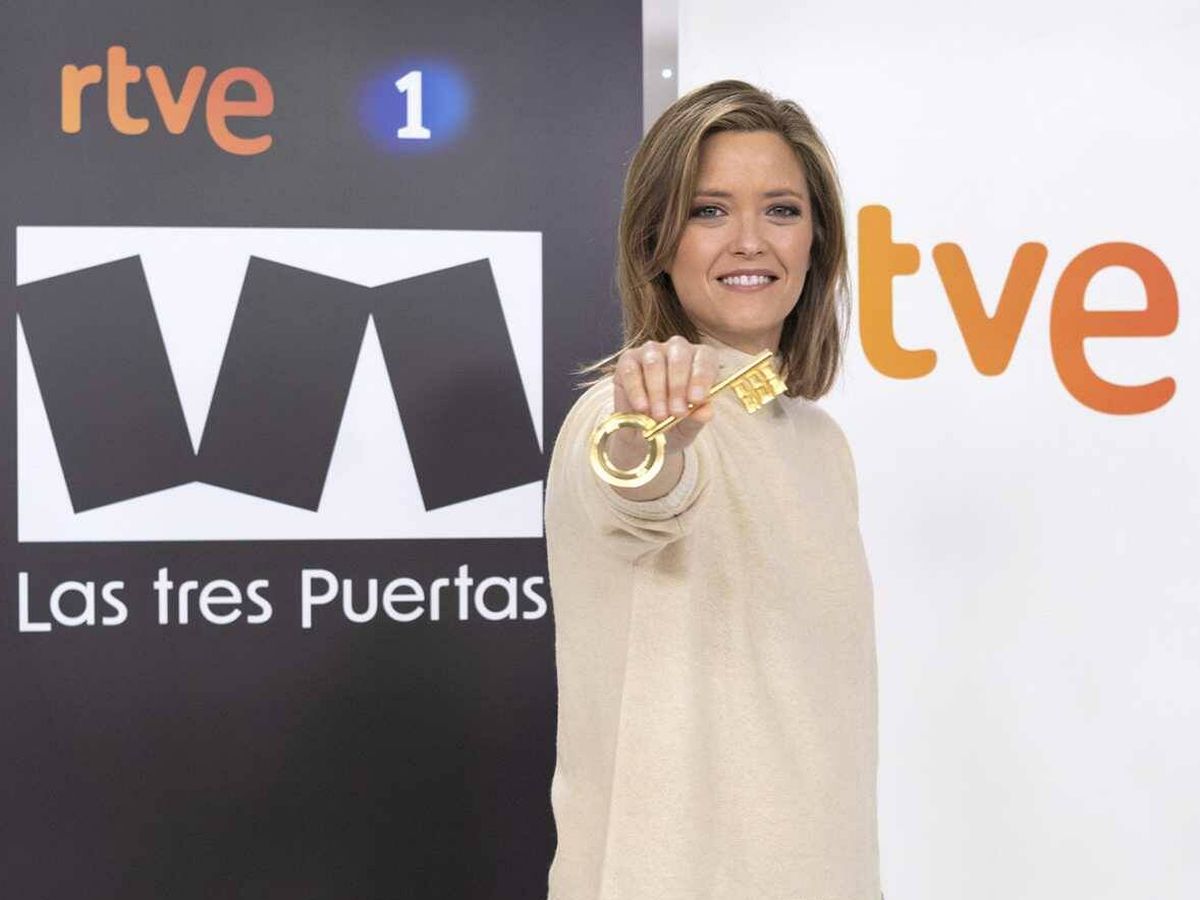 Foto: María Casado, Premio Iris como mejor presentadora. (TVE)