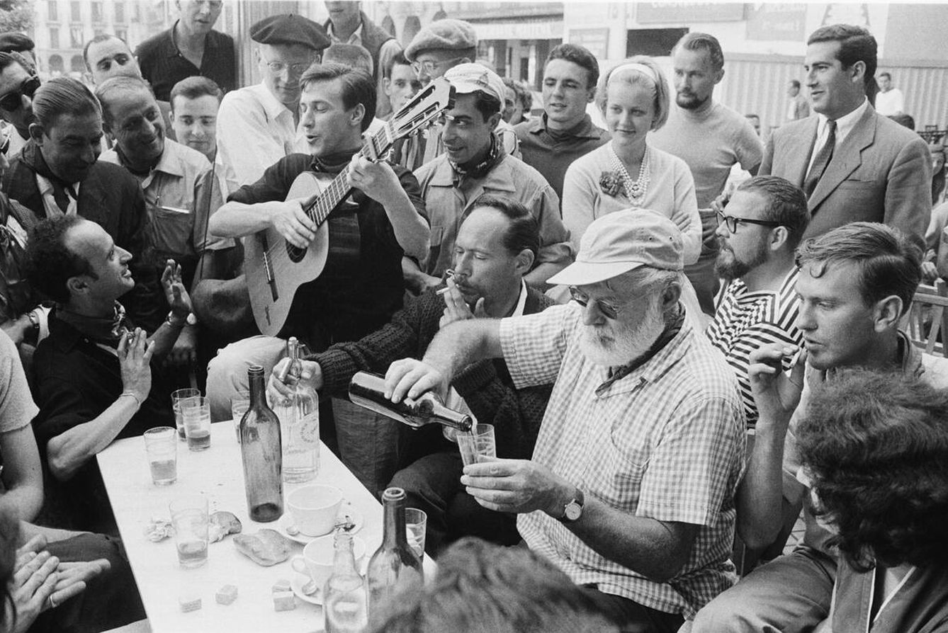 Hemingway en los Sanfermines.
