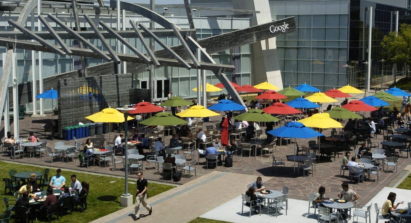 La sede de Google en Mountain View, en pleno Silicon Valley.