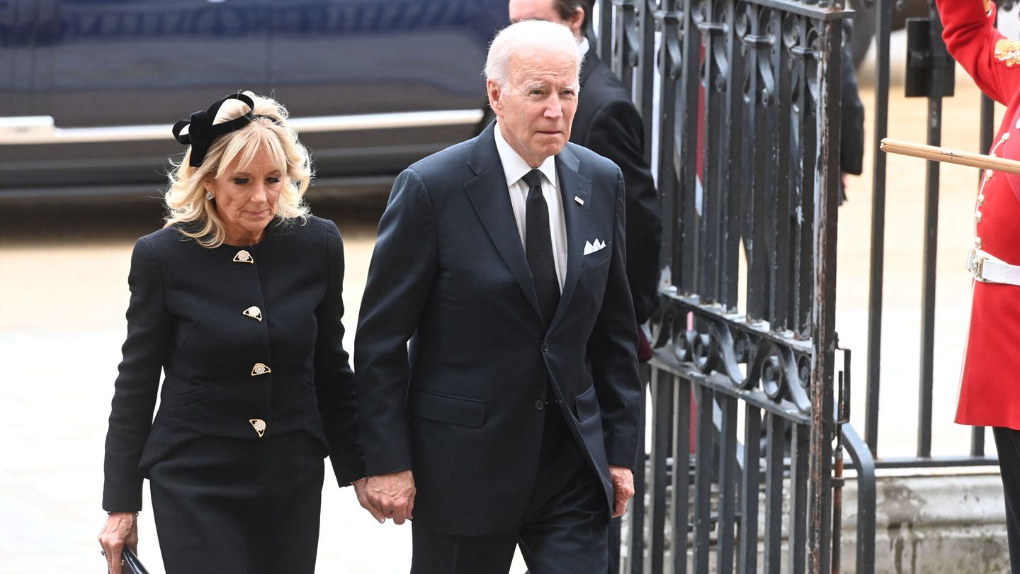 Joe Biden, presidente de los Estados Unidos, y su mujer, Jill Biden. (Reuters/Geoff Pugh)