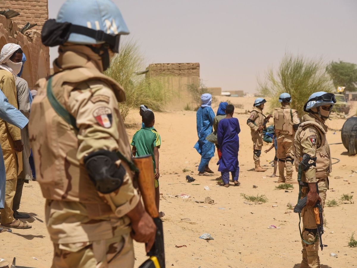 Foto: Soldados de Naciones Unidas en Mali. (EFE)