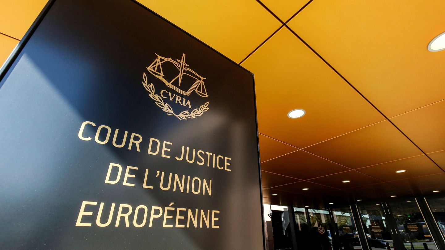 Entrada del Tribunal de Justicia de la Unión Europea (TJUE). (EFE)