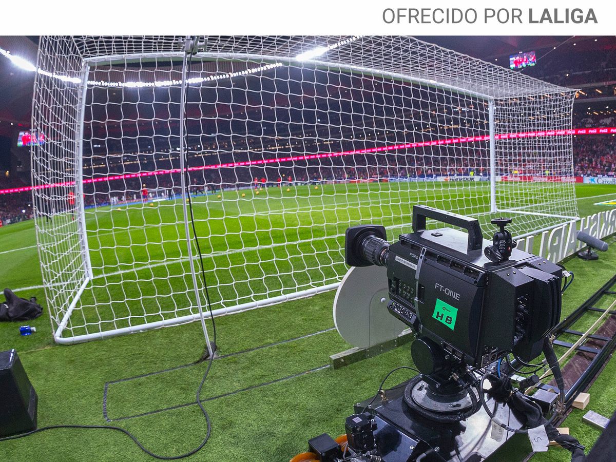 Foto: Todos los estadios cuentan con un mínimo de 17 posiciones para cámaras de televisión. (Fuente: LaLiga)