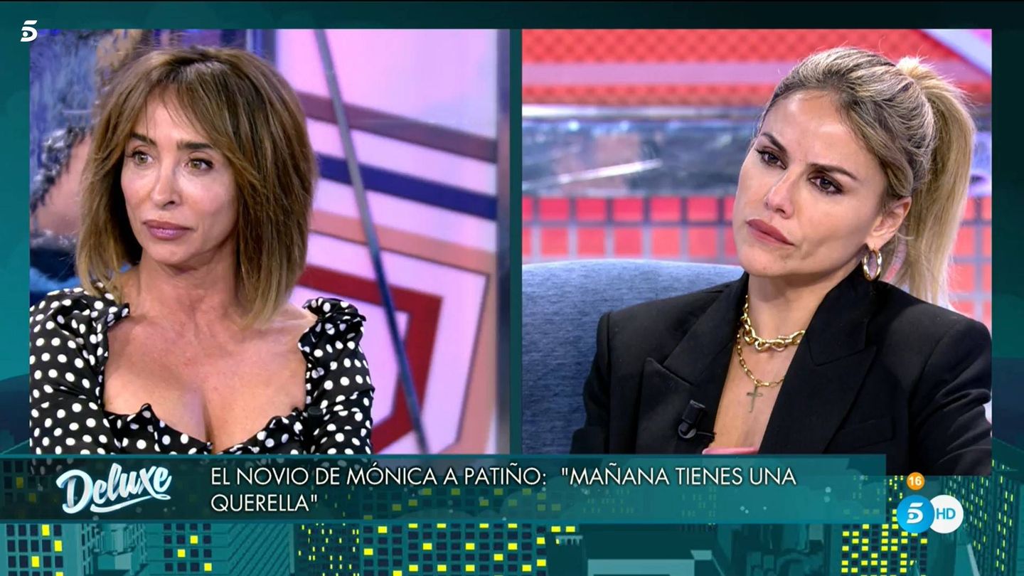 María Patiño y Mónica Hoyos, en el 'Deluxe'. (Mediaset)