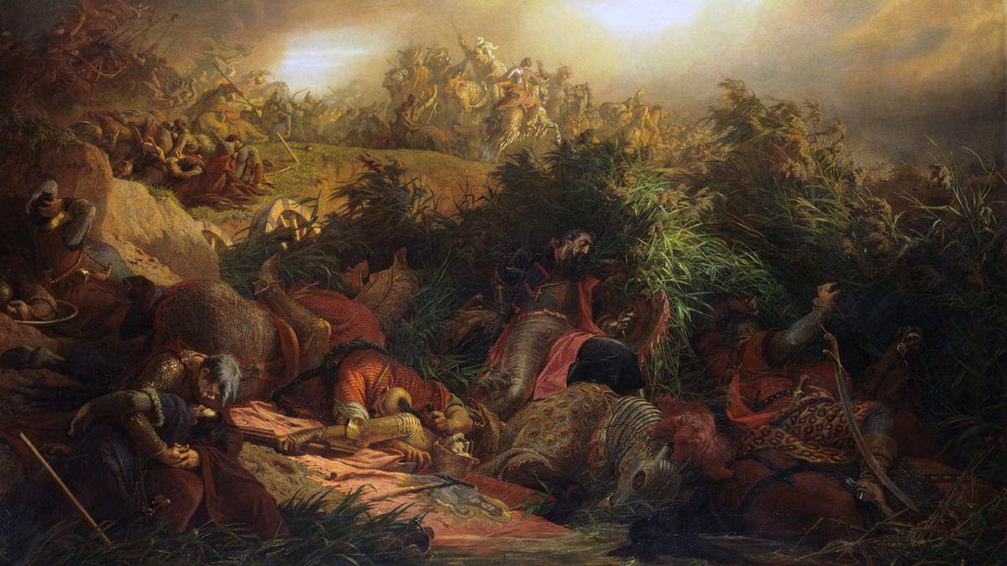 'La batalla de Mohács', de Bertalan Székely (1866).