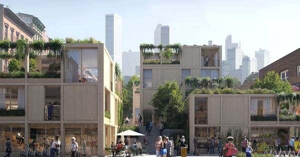 Foto: Así será la ciudad del futuro a ojos de Ikea. (Imagen facilitada por la compañía)