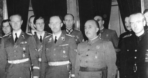 Foto: Franco junto a Heinrich Himmler en octubre de 1940 (CC)