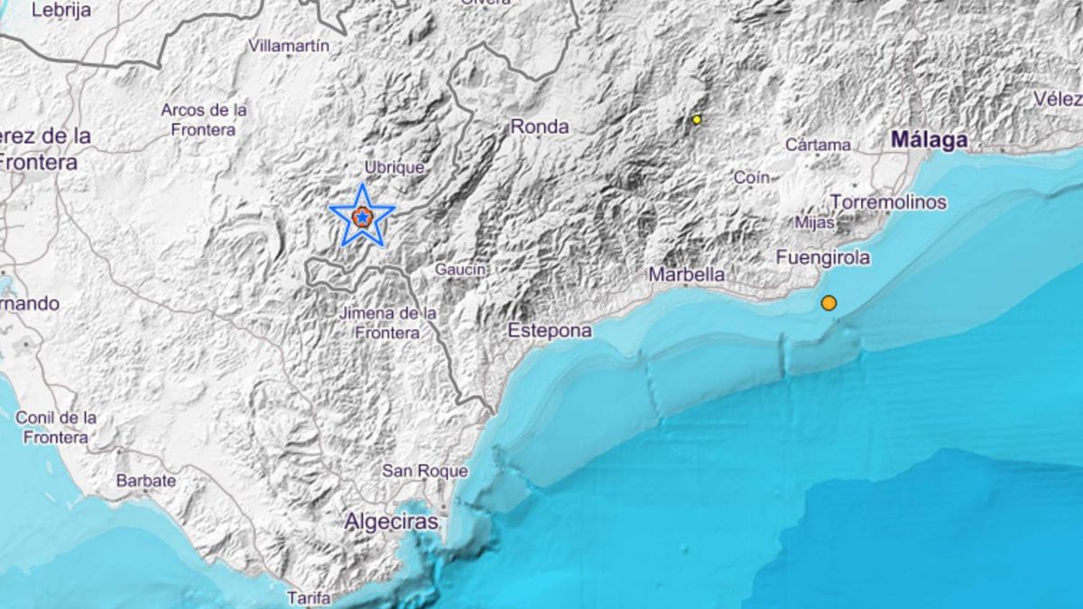 Registrado un ligero terremoto en Ubrique y varias localidades de Cádiz 