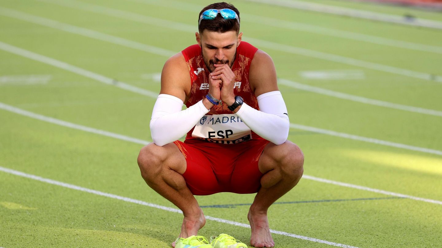 Óscar Husillos, la esperanza en atletismo. (EFE)