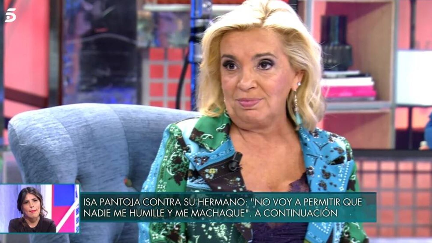 Carmen Borrego, en 'Sábado Deluxe'. (Telecinco).