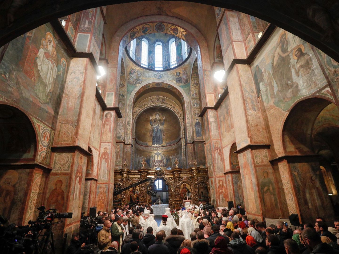 La catedral de Kiev, en enero de 2019. (EFE)