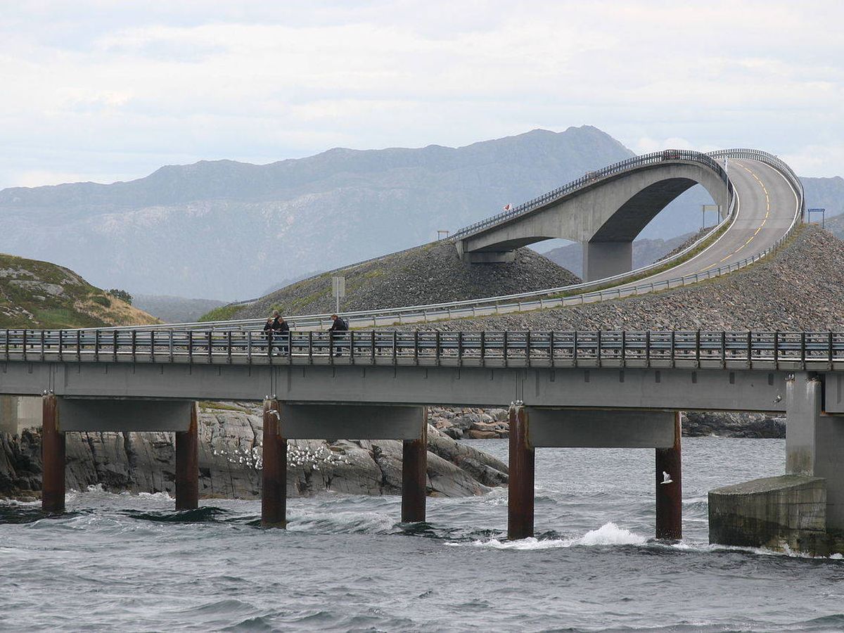 Foto: El Storseisundet Bridge, una zona unica de Noruega. (CC/Wikimedia Commons)