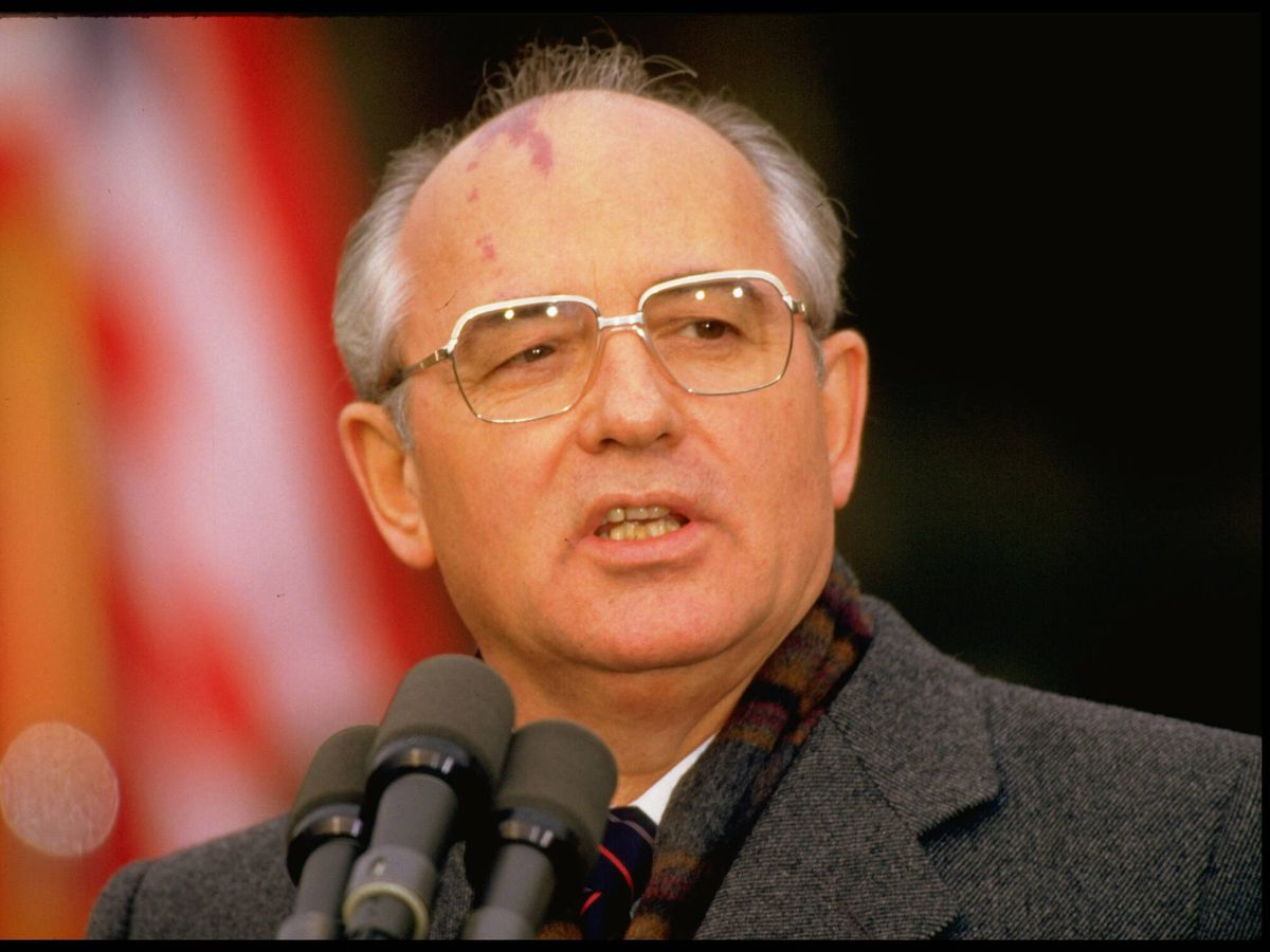 Foto: El último dirigente de la URSS, Mijaíl Gorbachov, en 1987. (Getty/Dirck Halstead)