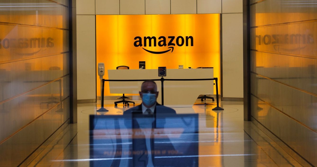 Oficinas de Amazon en Nueva York. (EFE)