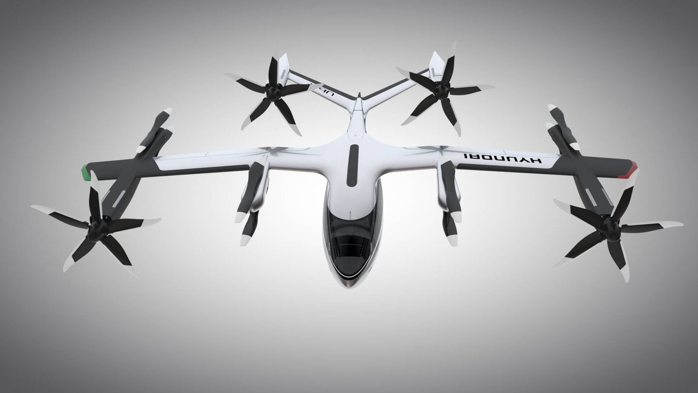 Imagen del prototipo de movilidad aérea avanzada de Hyundai y Uber.