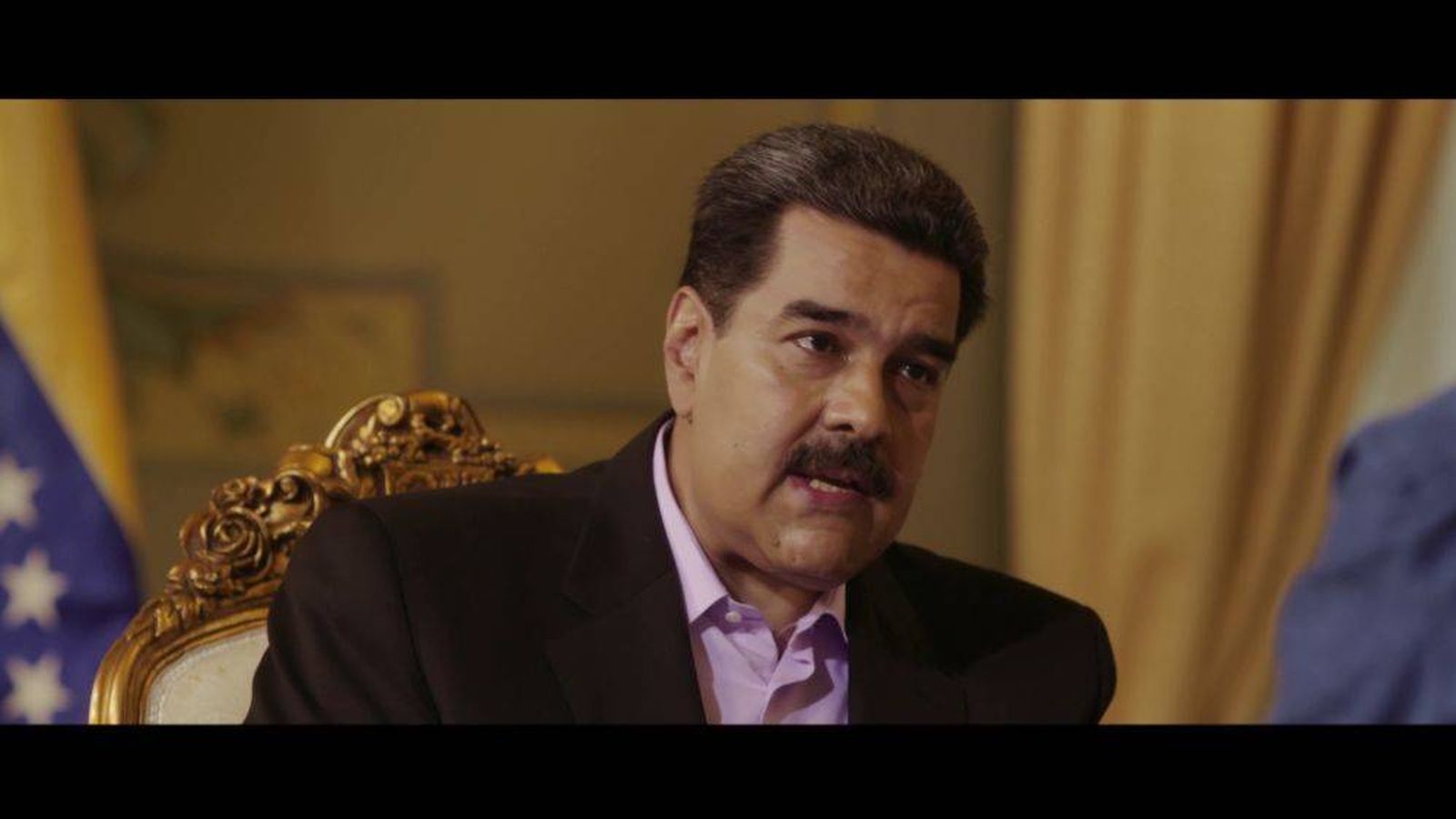 Foto: Nicolás Maduro en un momento de la entrevista. (La Sexta)