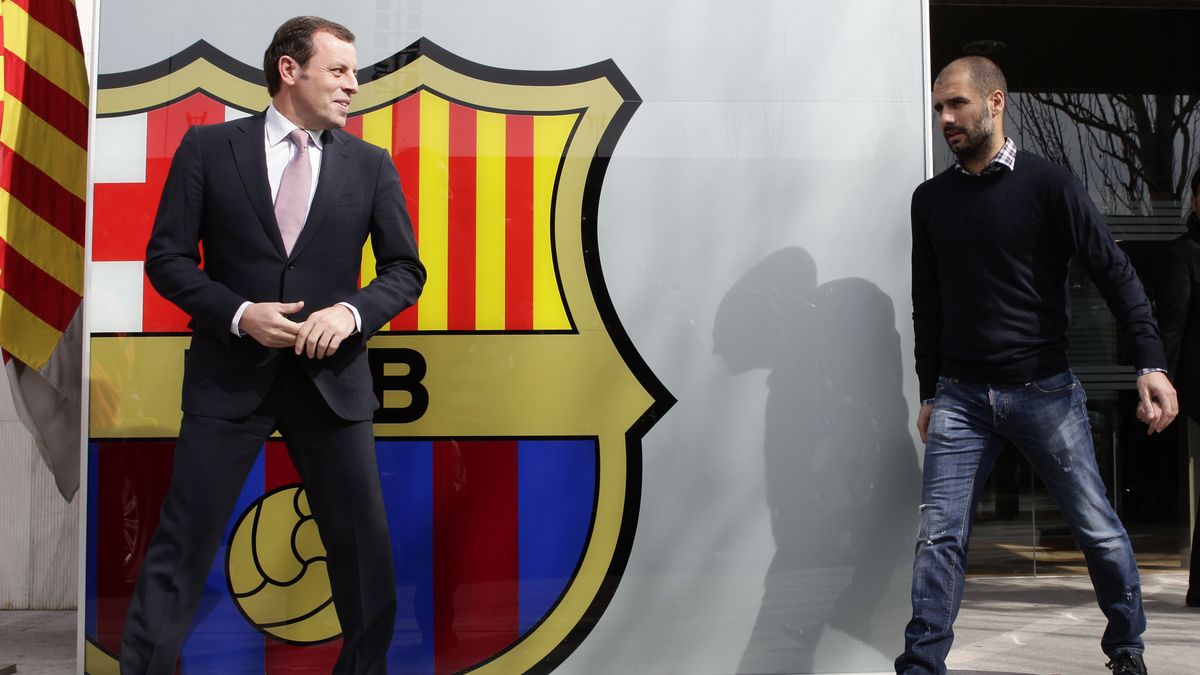 Rosell dice que las puertas del Barcelona siempre estarán abiertas para Pep Guardiola