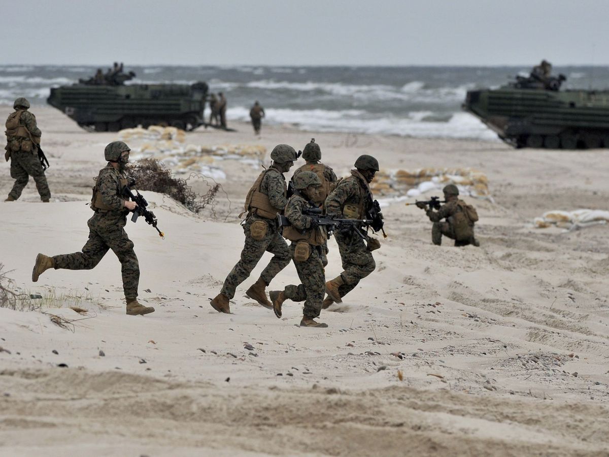 Foto: Maniobras de la OTAN. (EFE/Marcin Bielecki) 