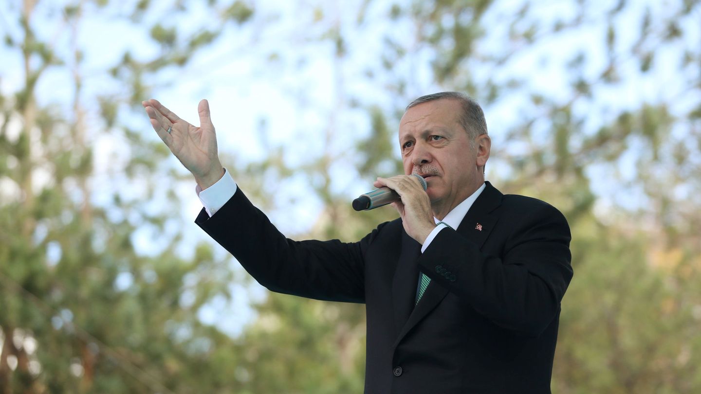 Erdogan durante un acto ante sus seguidores. (Reuters)