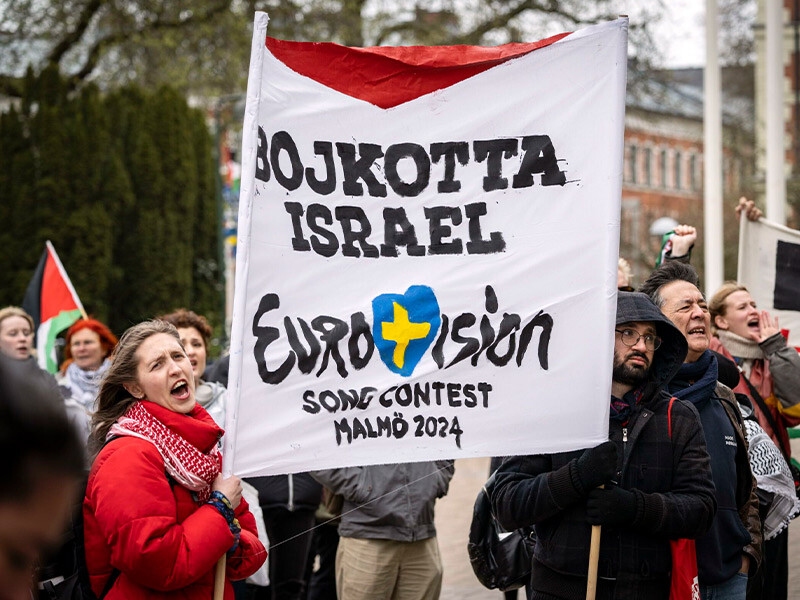 Foto de                         De Eurofiesta a pesadilla israelo-palestina: alerta máxima en Suecia por Eurovisión            