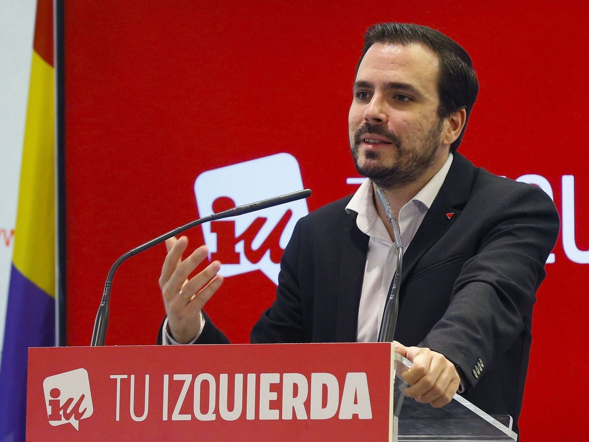 Foto: El líder de IU, Alberto Garzón. (EFE)