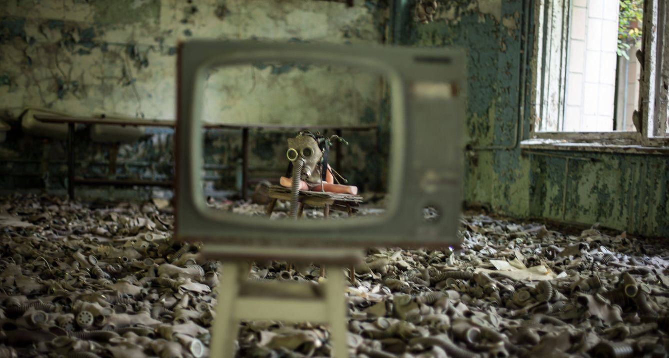Estampas que deja la ciudad de Chernóbil. (Reuters)