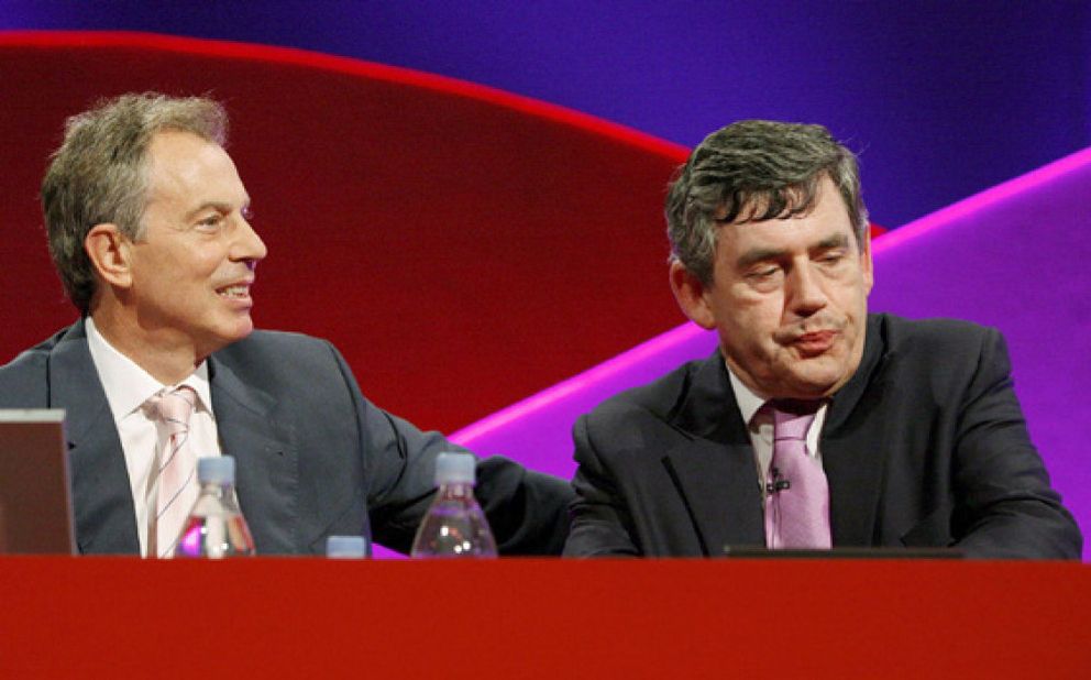 Foto: Un ovacionado Brown reclama su derecho a suceder a Tony Blair