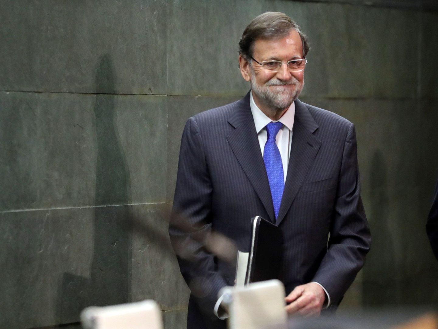 Mariano Rajoy, en una de las presentaciones de su libro. (EFE)