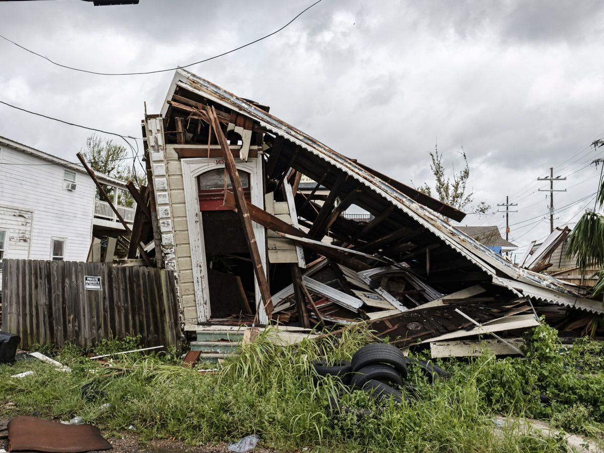 Foto: Impacto del huracán Ida en Luisiana (Estados Unidos). (EFE) 