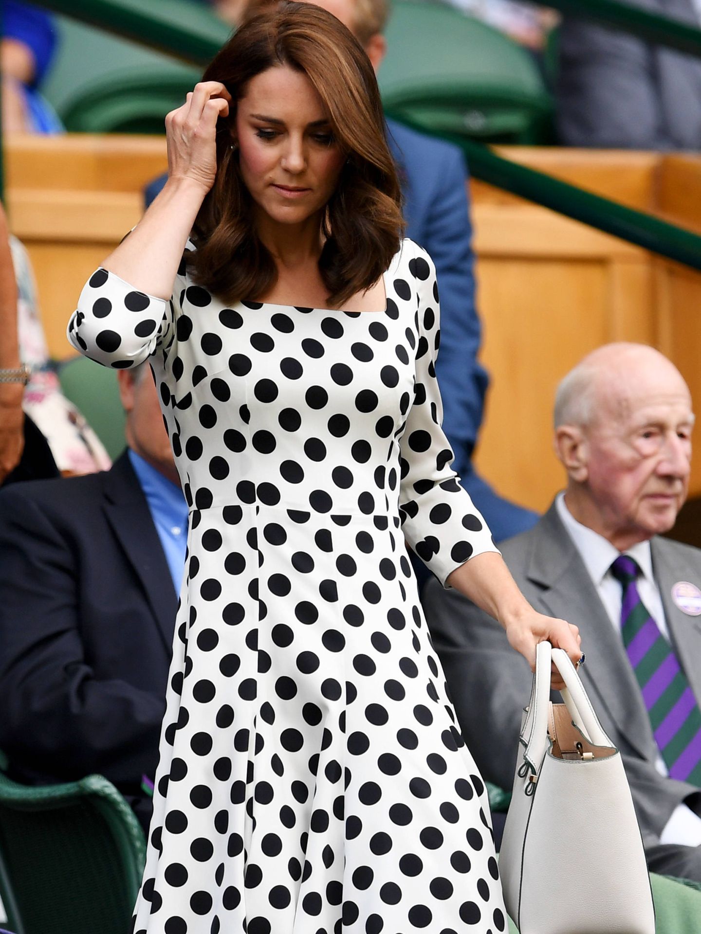 Kate Middleton en Wimbledon 2017. (Getty)