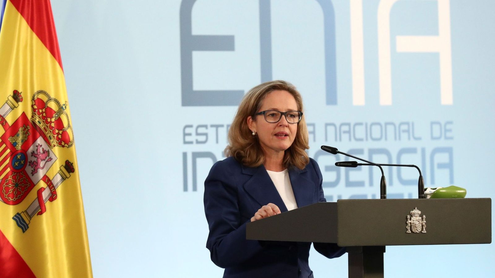 La ministra de Asuntos Económicos y Transformación Digital, Nadia Calviño. (EFE)