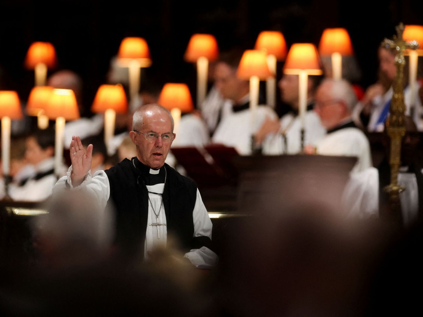 Servicio religioso en St Paul. (Reuters/Paul Childs/Pool)