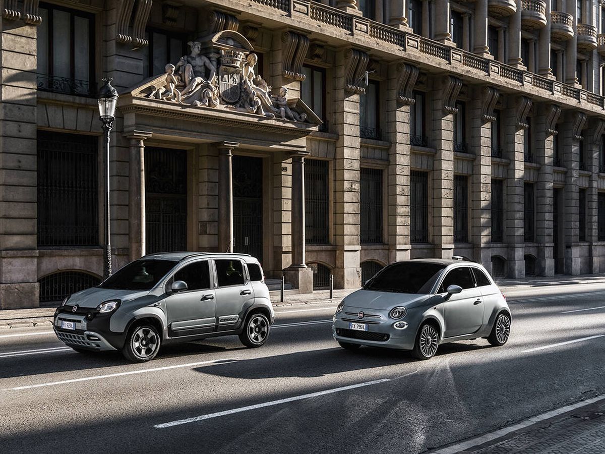Foto: Los Fiat Panda Hybrid y 500 Hybrid, entre los ECO más accesibles. (Fiat)