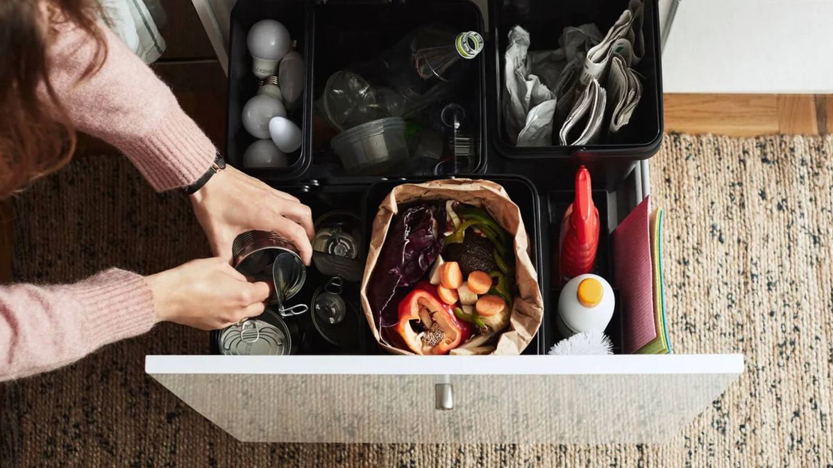 Soluciones de Ikea para reciclar hasta en las cocinas más pequeñas